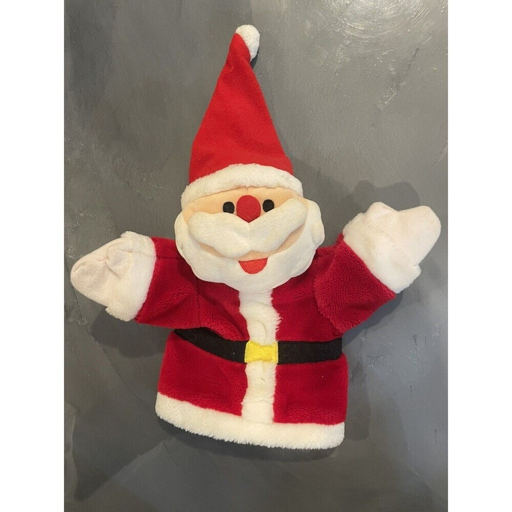 KIDS II Vintage 1995 Santa Claus Hand Puppet Christmas‎ Plush